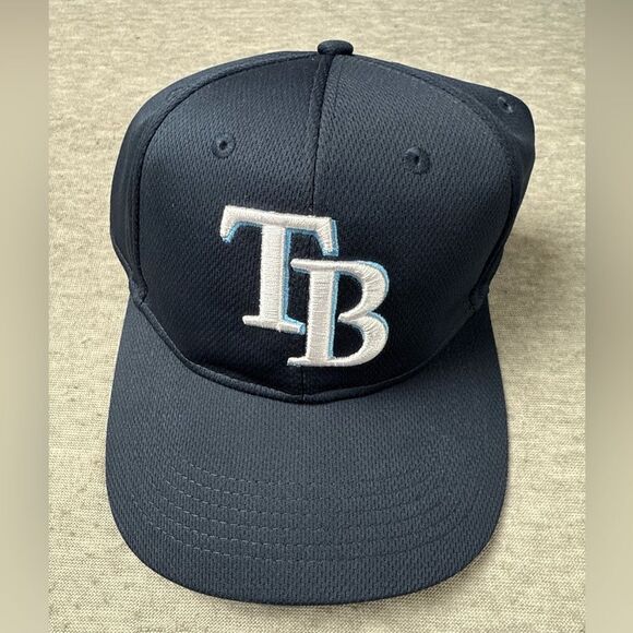 Tamp Bay Baseball Hat Cap Adjustable Blue Logo Team MLB Outdoor OC Sports - Picture 1 of 9
